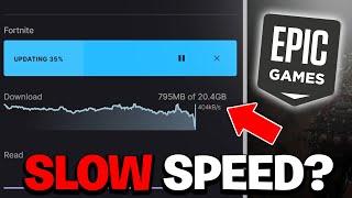 EPIC GAMES SLOW DOWNLOAD SPEED FIXED! - 2 SIMPLE FIXES