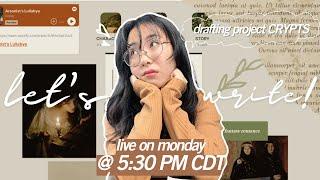  chill autumn writing sprints // writing livestream