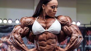 FBB Ai Muscle Girl | Female Bodybuilding Giantess growth Muscular Woman 01