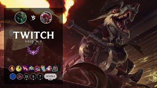 Twitch Mid vs Katarina - EUW Master Patch 12.10