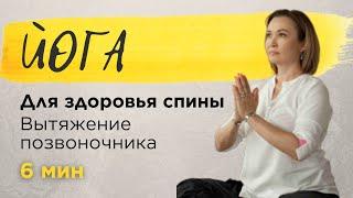 Вытяжение позвоночника | Хатха йога для спины