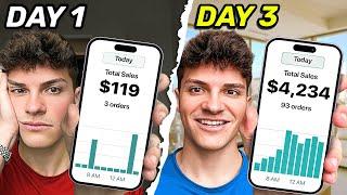 $5,000 tiktok dropshipping in 72 hours from scratch (showing you my entire ad strategy)