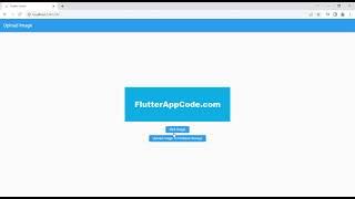 Flutter web upload image to firebase storage | FlutterAppCode