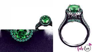 Precious Green Zirconia Ring