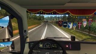 Euro truck simulator 2 вечерний