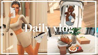 Day In The Life: Mommy Daughter Picnic • The Sims 4 Vlog  Mommy Workout/Deep Cleaning