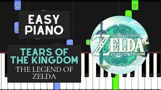 Tears of the Kingdom Main Theme (EASY Piano Tutorial) - The Legend Of Zelda