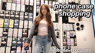 Phone Case Shopping for the New iPhone 16 Pro Max | shopping vlog