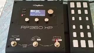 Digitech RP360xp sound check audition feature