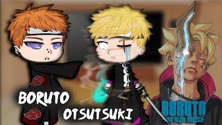 React to Boruto |AKATSUKI| Two blue vortex||gacha club||