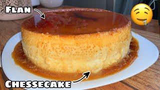 Flan napolitano y chessecake un postre super delicioso¡ #flan #postre