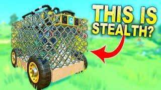 Building a STEALTH TANK to Avoid Detection in the Warehouse! [PERMADEATH Ep 22]