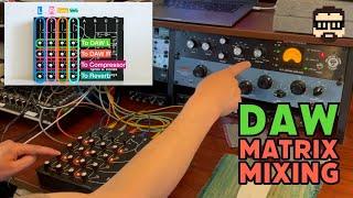 Matrix Mixing with Computer and Outboard Gear (DAW & @herbs.stones  #pathways) | Simon Hutchinson