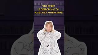 Что будет в первой части на ЕГЭ по литературе? | #егэ #литература