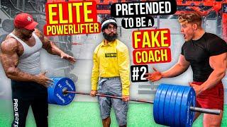 Elite Powerlifter Pretended to be a FAKE TRAINER #2 | Anatoly Aesthetics in Public