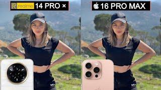 Realme 14 pro plus VS iphone 16 pro Max Camera test