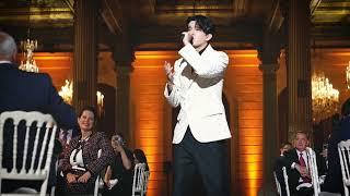 Dimash Entrance, "SOS" & "Daididau" Le Palais de L'Élysée, Paris, France, Full Version