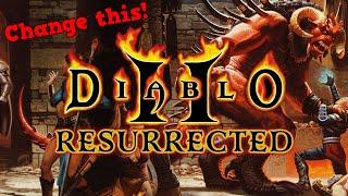 Diablo 2 Resurrected - The ONE THING that NEEDS TO CHANGE