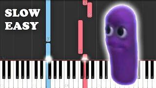 Beanos Theme Song (SLOW EASY PIANO TUTORIAL)