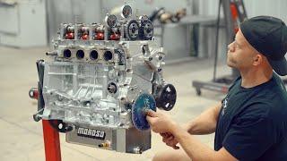 Building a 1,000 Horsepower Honda 4Cyl Engine | ASMR