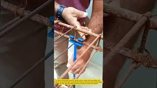 Iron bending tool for concrete iron columns #build