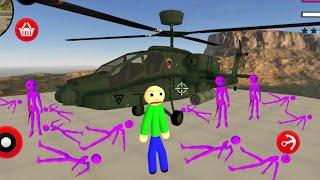 Baldi Gang Stickman Rope Hero Vice Town #10 - Open World Crime Simulator - Android Gameplay