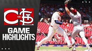 Reds vs. Cardinals Game Highlights (6/22/25) | MLB Highlights
