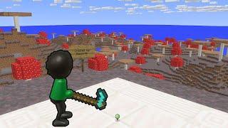 Wii Sports Golf but it's Minecraft