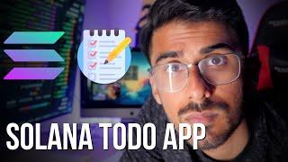 Build Solana Todo App with Next.js & Rust (Anchor)