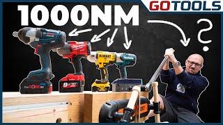 18V Schlagabtausch mit 4x1000NM vs Sebastian | Bosch Makita Milwaukee & DeWalt im Test | Verlosung