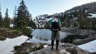 Silent Hiking in the Alpine Lakes Wilderness, Washington State. 24 hour Backpacking Trip