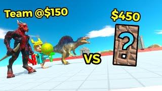 Animal Revolt Battle Simulator Team $150 vs random team same price