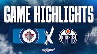 Winnipeg Jets vs. Edmonton Oilers - Game Highlights