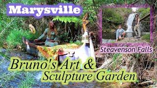 Bruno's Art and Sculpture Garden, Steavenson Falls / Арт Сад Скульптур и водопад Стивенсон Австралия