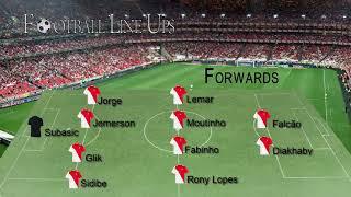 Dijon 1-4 AS Monaco Ligue 1 2017/2018 - Monaco Lineup