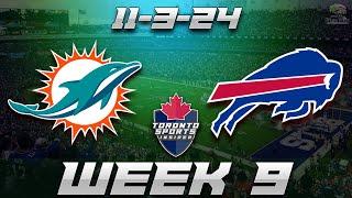 11-3-24 Miami Dolphins vs Buffalo Bills Game Audio | NFL Week 9 LIVE Streamcast & Chat