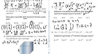 10. Sınıf Matematik Kazanım Kavrama Test 4 (Sıralama ve Seçme) Çözümler