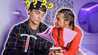 QUIZZING MY BOYFRIEND ON FEMALE PRODUCTS!!