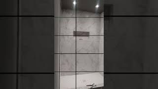 Who likes marble? #shower #renovation #dallastx #contractor #smallbusiness #familyowned