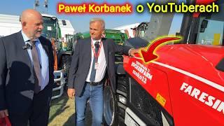 Paweł Korbanek ujawnia prawdę  o współpracy z AGRO YouTuberami podczas AGROSHOW Bednary 2024