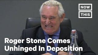 Roger Stone Comes Unhinged In New Deposition Footage | NowThis