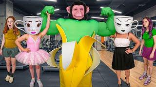 WE CAUGHT BALLERINA CAPPUCCINA'S SISTER AT THE GYM!