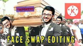 Kinemaster FACE SWAP editing | Carry Minati Face Swap Editing |Face swap kinemaster Editing