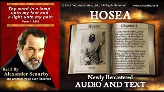 28 | Book of Hosea | Read by Alexander Scourby | AUDIO & TEXT | FREE on YouTube | GOD IS LOVE!