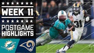 Dolphins vs. Rams | NFL Week 11 Game Highlights