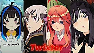 Anime Girls (Waifus) Twixtor 1080p + CC