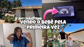 PRIMEIRO ULTRASSOM DO BEBÊ - vlog indo ao médico e passeio em família