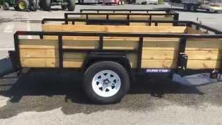 Sure Trac Utility Tube Top vs. Angle Iron Landscape Trailer Comparison Best Choice Trailers