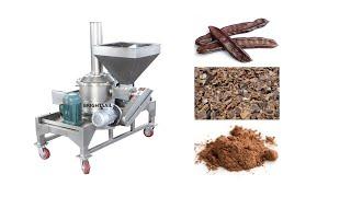 Carob powder making by BSP air classifier mill-info@brightsail-asia.com