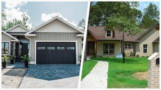 75 Affordable Exterior Home With A Brown Roof Design Ideas You'll Love ⭐️